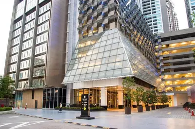 a large building with a lot of windows at Maxhome Plus @ The Platinum KLCC in Kuala Lumpur