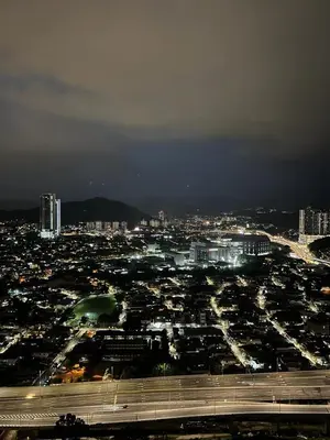 a view of a city at night with at The Harmony at Astoria Ampang - Mountain View in Kuala Lumpur