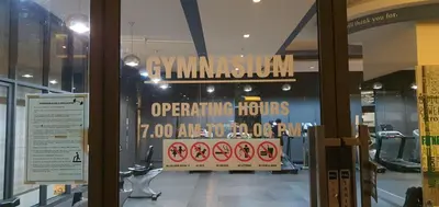 a window of a store with a sign on it at The Elements @ Ampang in Kuala Lumpur