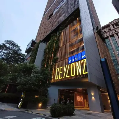 a building with a sign on the side of it at Ceylonz Suite, Bukit Bintang by MK HOME in Kuala Lumpur
