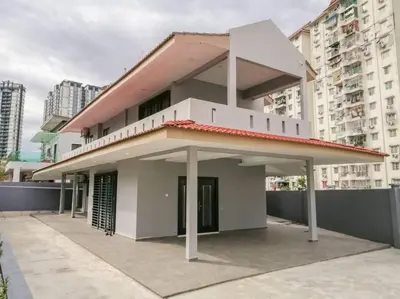a building with a balcony on top of it at The 29 Bungalow Setapak KL by Manhattan Group in Kuala Lumpur
