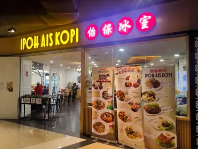 a restaurant with a sign on the front of it at EkoCheras Loft 5 pax, #SoccerTable #AboveMall #Cozy #FreeCarPark in Kuala Lumpur