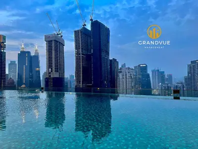 a view of a city from the rooftop of a skyscraper at Dorsett Residence Bukit Bintang 3MinsTo Pavilion By HeyStay Management in Kuala Lumpur
