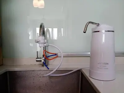 a kitchen sink with a faucet and a mixer at Cozy KL Sunway Velocity Residence for 1-5pax connected to MRT & Malls in Kuala Lumpur
