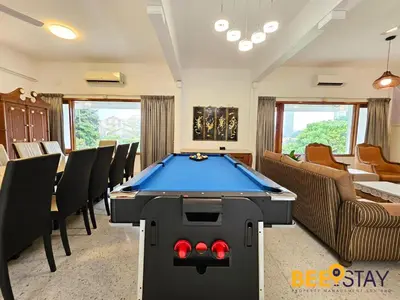 a billiard room with a pool table in it at Bangsar Three Storey Luxury Landed House 19PAX in Kuala Lumpur