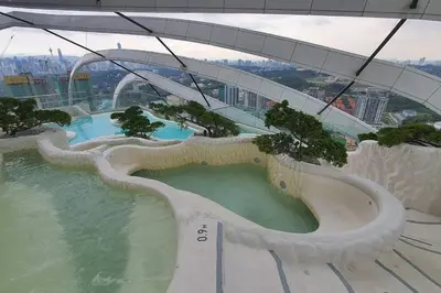 a water slide on top of a building at Simple Arte Mont Kiara 1B1B 4 Pax Mitec Matrade in Kuala Lumpur