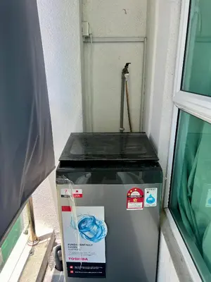 a trash can sitting next to a window at 30 OFF Monthly l 4Pax Designer Suite by CITYSPACE in Kuala Lumpur