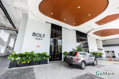 a car parked in front of a building at [4 Pax] Trion KL // Near Pavillion KL KLCC TRX in Kuala Lumpur