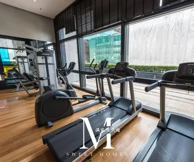 a gym with several exercise bikes in a room at Arcoris Mont Kiara 19# Deluxe 1 Bedroom With Balcony KL #1-3Pax in Kuala Lumpur