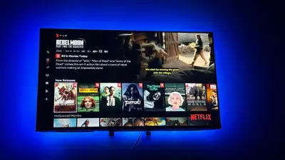 a television screen with a bunch of movies on it at Cozy Studio Kuala Lumpur by LH in Kuala Lumpur