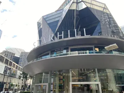 a building with the words la khalili on it at KAĨTE Homestay at Fahrenheit88 Bukit Bintang in Kuala Lumpur