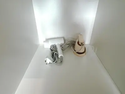 a white wall with a pipe and a pipe at OPUS Kuala Lumpur by Scape Stay in Kuala Lumpur