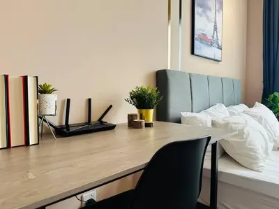 a room with a table and a bed with a couch at MVA17#Family Suite 8pax 3 Rooms M Vertica Velocity Mall Cheras IKEA Mytown Short Walk to MRT & LRT Maluri in Kuala Lumpur