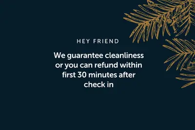 a christmas tree with the words they friend we guarantee christmas or you can at NowHere 2BR 4PAX with Balcony Reizz Jalan Ampang in Kuala Lumpur