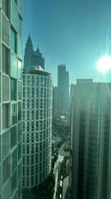 a view of a city with tall buildings at City Centre KLCC in Kuala Lumpur