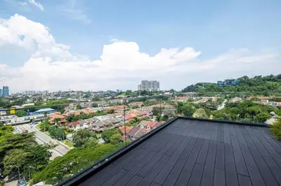 a view from the roof of a building at Societe Studio Sri Hartamas By Feel Home in Kuala Lumpur