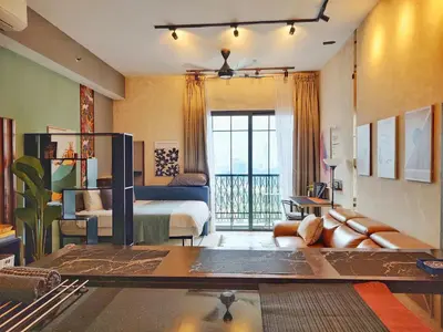 Gallery image of Pretty Room with balcony klcc view in Chamber in Kuala Lumpur