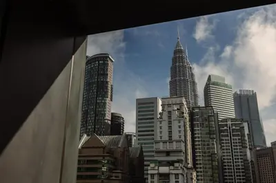 a view of a city skyline with skyscrapers at Hyatt Centric City Centre Kuala Lumpur in Kuala Lumpur