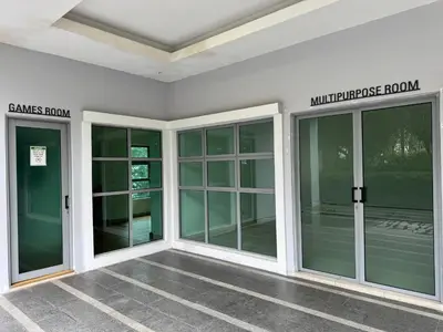 two entrances to a building with glass doors at 8 KLCC 5 minutes to Jalan Alor Street Bukit Bintang Pavilion 10 Pax 3R2B in Kuala Lumpur