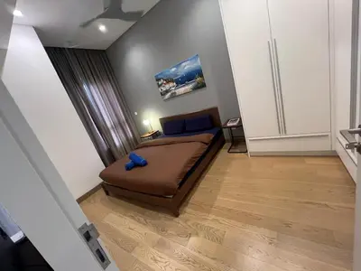 a small bedroom with a bed in a room at Lucentia Residence Bukit Bintang by Ideal Homes in Kuala Lumpur