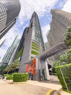a group of tall buildings in a city at Apartment Sky by MonoSuites KLCC in Kuala Lumpur