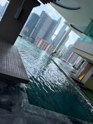 a view of a body of water with buildings at Tamu Hotel & Suites Stay in Kuala Lumpur