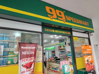 a store front of a store with a store sign at 4Pax Trion Superior 1 Bedroom \u4e2d\u6587\u623f\u4e1c in Kuala Lumpur