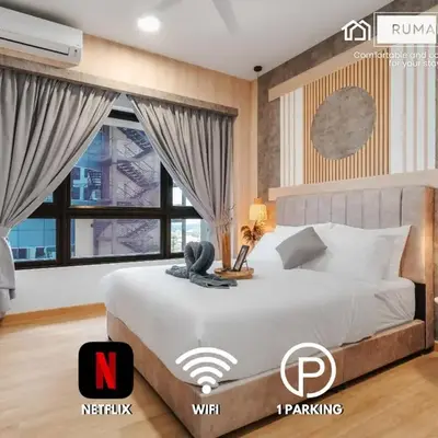 Japandi 1BR Agile Bukit Bintang by RumaBnB