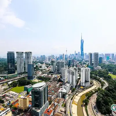 Skypool with KLCC View - KL Sentral Riveria City Suite Near KL City Centre KLCC
