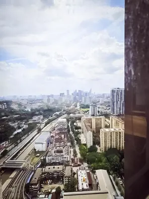 a view of a city from a building at Riveria City by Nomadnest in Kuala Lumpur