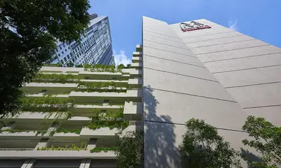a tall building with a sign on the side of it at M Centura Sentul Kuala Lumpur, Fully Air-Con 2-Bedroom Home in Kuala Lumpur