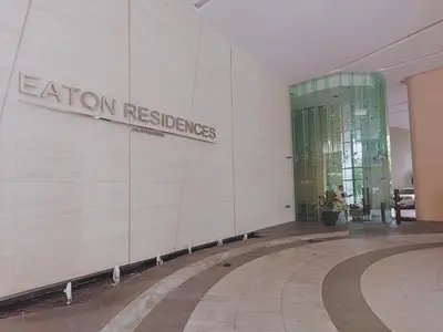 a building with a sign that reads attention reserves at Eaton Residence KLCC Elite Suites in Kuala Lumpur