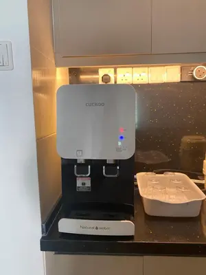 a coffee maker sitting on top of a kitchen counter at Razak City Residences dudu in Kuala Lumpur