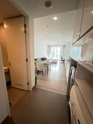 a room with a living room and a dining room at Nice & convenient Studio in KL in Kuala Lumpur