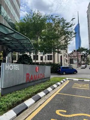 a hotel rammadi sign in front of a building at Nice & convenient Studio in KL in Kuala Lumpur