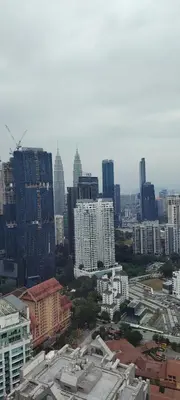 a view of a city with tall buildings at KLCC Agile Residences By Bukit Bentang Pevilion With Trx in Kuala Lumpur