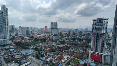 a view of a city with tall buildings at Summer Suites KLCC by EASY STAY in Kuala Lumpur