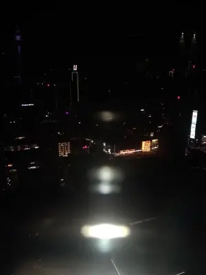 a view of a city at night with lights at KL hotel time square in Kuala Lumpur