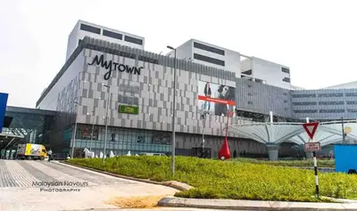 a large building with a sign on the side of it at Big Group 3R2B Sunway Velocity KL Walking distance to Monorail in Kuala Lumpur