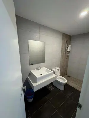 a bathroom with a sink and a toilet at Comfy Arte Plus Ampang KL City 8 Pax-3BR-2CP in Kuala Lumpur