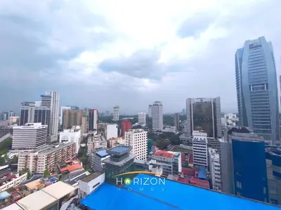 a view of a city skyline with tall buildings at MayTower by Horizon Homes in Kuala Lumpur