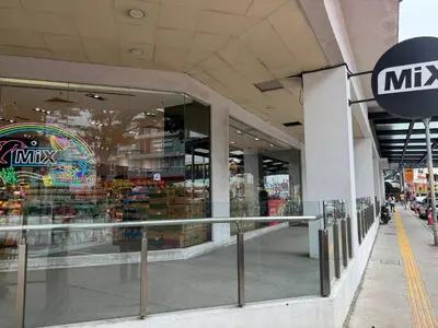a store front of a shopping mall with a glass window at D'Majestic Place by Roomy in Kuala Lumpur