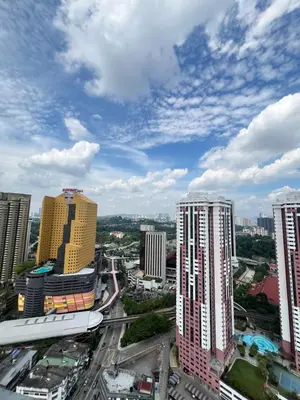 a view of a city with tall buildings at Chambers Residence by Golden Homestay in Kuala Lumpur