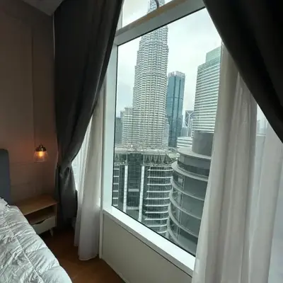 Urban Sky Home with KLCC view at SKY SUITES Two Bed Rooms Apartment