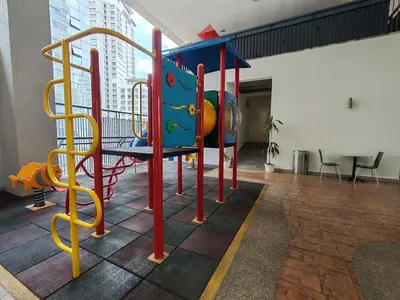 a playground in an office building with a play area at KLCC Pavilion 127 Alor Street Ceylon KL Bukit Bintang 5 Pax in Kuala Lumpur