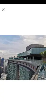 a view of a city with a building at Sky Suite By SmartWill Properties in Kuala Lumpur