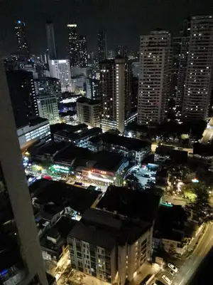 a view of a city at night with lights at Seri Bukit Ceylon Apartment Bukit Bintang in Kuala Lumpur