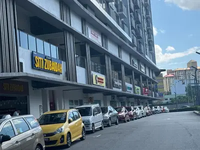 a row of cars parked in front of a building at Kuala Lumpur, Sunway Velocity, M Vertica, 8-10Pax in Kuala Lumpur