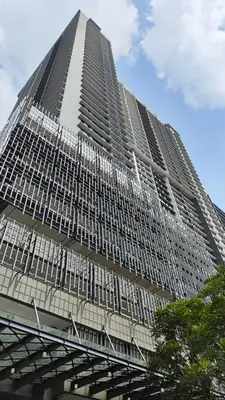 a tall building with a lot of windows at Legasi Kampong Bharu in Kuala Lumpur