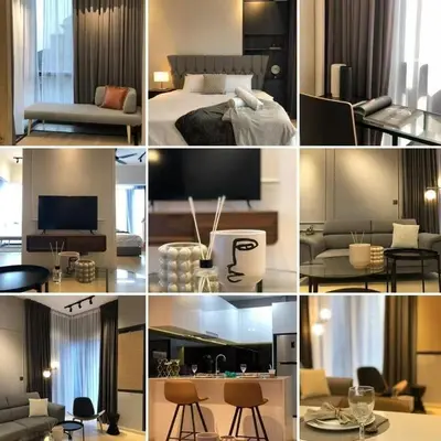 a collage of photos of a hotel room at Star Residences One klcc in Kuala Lumpur